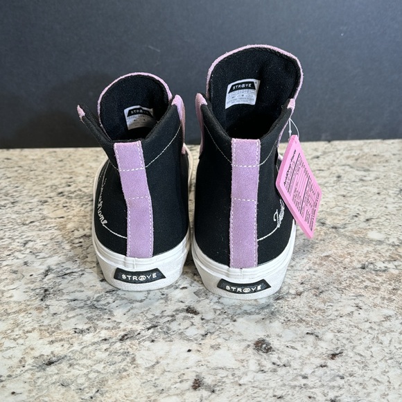 Straye Highland Purple/Black High Top Skate Shoe Men’s Size 9 US. NWOT. - Picture 5 of 9